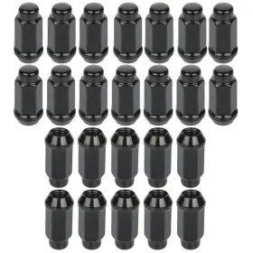 13530709 Luxfineparts 24 Pieces Lug Nuts For 1997-2014 Ford Expedition F-150 Black Thread Size M14x2