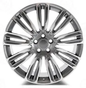 03306 Luxury Oe-spec A9034 Velar Style Rl17 Machined Face With Gunmetal Outline 22 9.5 45 5 108