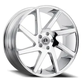 Lux826106139 Luxxx Alloys 30d-c Lux 8 Wheel 26x10 30 6x139.7 78.1 Chrome Single Rim