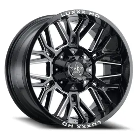 Lhd2520106135139-18g-a1 Luxxx Hd Lhd-25 Wheel 20x10 -18 6x135 106.1 Black Single Rim
