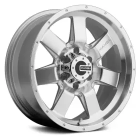 M14898312s Mamba M14 Wheel 18x9 12 6x139.7 106.1 Silver Single Rim