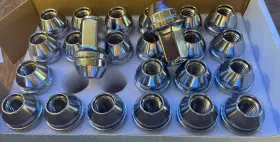 M-n004-14x2.0-fd-24 Mardarth 24 Large Chrome Acorn Seat Lug Nuts 14x2.0mm For 2001-2014 Ford F150 Expedition