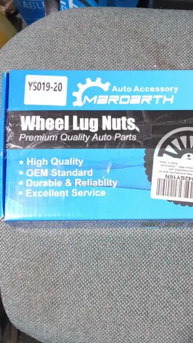 Ys019-20 Mardarth 20 Chrome Bulge Acorn Lug Nuts 12x1.25 Cone Seat Wheel Nut Fits Nissan