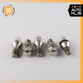 670002791 Maserati Quattroporte M156 Sq4 Wheel Rim Lug Nut Bolt Set Of 5 Oem