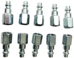 1204s247 Master Mechanic 052088091104 12 Pack - I/m Plugs 1/4- Inch Female 5-pk.