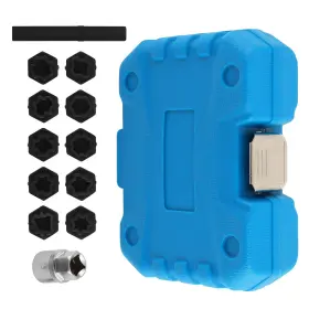 Sjh2dv Maxpeedingrods 12pcs Wheel Locking Nut Key Kit Socket Adapter Set Anti-theft For Mercedes Benz