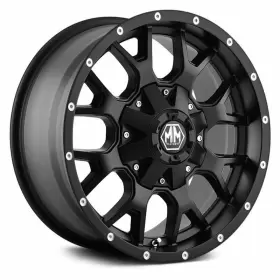 8015-2997mb18 Mayhem Warrior Matte Black 20x9 18 5x139.7 Wheels Set Of Rims