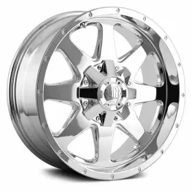 8040-7937c18 Mayhem Tank Chrome 17x9 18 6x139.7 Wheels Set Of Rims