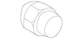 Dn3k-37-161 Mazda Genuine Wheel Lug Nut