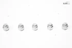 K123-37-160 Mazda 2018-2019 Cx-5 Front Or Rear Wheel Rim Lug Nut Bolt Set Of 5 Silver Oem