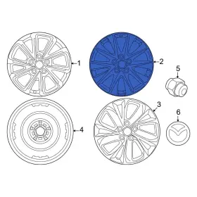 9965367090 Mazda Oe Wheel