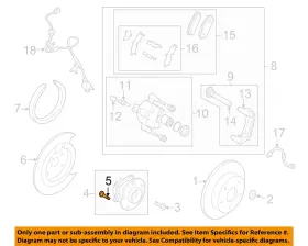 Kd3533062 Mazda Oem 07-18 Cx-9 Brake-rear-hub Assembly Stud