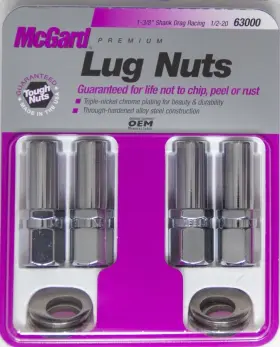 Mcgard 083509630008 Lug Nut Fits 1/2 X-long Shank With Offset Washer Race 4
