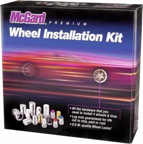 Mcgard 083509848274 84827 Black 28 Lug Nuts / 4 Locks 1 Key Storage Pouch