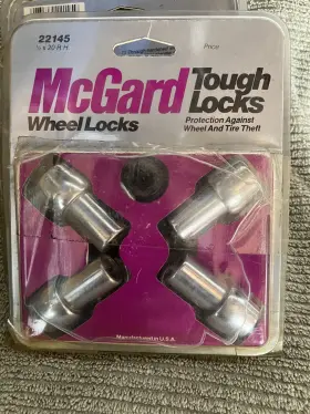 22145 Mcgard Shank Style Wheel Locks For Dayton Wire Wheels 1/2 Inch X 20