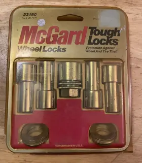 23180 Mcgard Chrome Extra Long Shank Wheel Lock Set 7/16 Inch -20