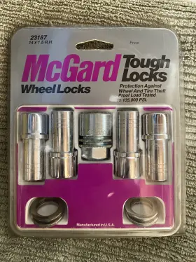 14mm1.5 Mcgard 23187 Mag Style Lock Set Tread Size