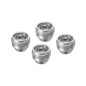 24024 Mcgard For Ford F-150 00-14 Zinc Silver Cone Seat Under Hub Cap Wheel Lock Set
