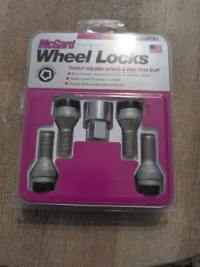 27361 Mcgard 68 Cone Seat Style Wheel Lock Bolts-black
