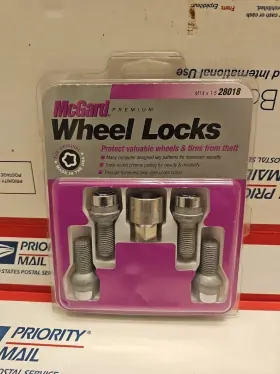 M14x1.5 Mcgard 28018 Wheel Lock Bolt Set / 17mm Hex 26.7mm - New