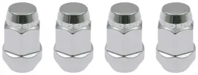 64011 Mcgard Chrome Bulge Cone Seat Style Lug Nuts 7/16 Inch -20 Thd - 3/4 Hex Set Of 4
