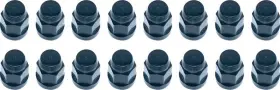 64015 Mcgard Lug Nuts M12 X 1.5 Thread Size 3/4 Inch Hex Set Of 4 Black