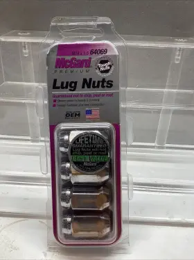 M14x1.5 Mcgard 64069 Premium Lug Nuts 4 Pack Brand New