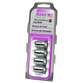 M12x1.5 Mcgard 65357 Splinedrive Lug Nut Cone Seat / 1.24 Inch Length 4-pack