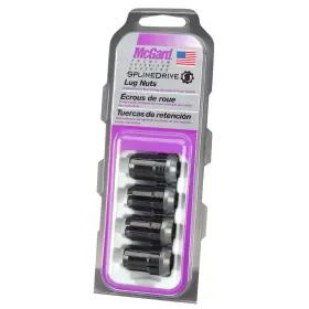 M12x1.5 Mcgard 65357bk Splinedrive Lug Nut Cone Seat / 1.24 Inch Length 4-pack - Black