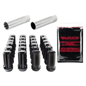 65630bk Mcgard For Chevy Silverado 3500 Hd 07-09 Lug Wheel Installation Kit Chrome Black Cone