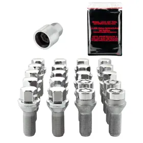 67226 Mcgard Chrome Cone Seat Lug Bolt Kit M14 X 1.25 Thread Size 17mm Hex