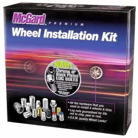 67226bk Mcgard Black M14 X 1 25 Thread Size Cone Seat Lug Bolt Wheel