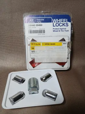 U8440-00400 Mcgard 8440-00400 Hyundai Wheel Lock Set Usa Made Acorn Taper 4 Lugnuts 1 Key