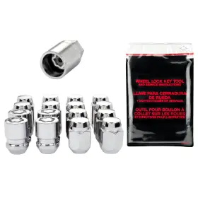 84554 Mcgard Chrome Acorn/conical Seat Lug Nut Kit M12 X 1.25 Thread Size 13/16
