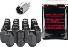 M14-1.5 Mcgard 84585bk Black Hex Wheel Installation Kit Thread Size Chrome