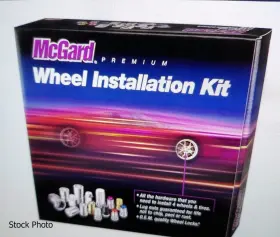 84658 Mcgard Black Cone Seat 6 Lug Wheel Installation Kit M12 X 1.5 Thread Size