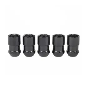 Fba-tlx-mcg24548-cl360a76 Mcgard Wheel Lock Nut Set For Jeep Wrangler Jk 1990-2018 5 Pack 1.46 Inch L Black