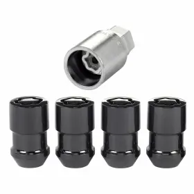 Tlx-mcg24026-cl360a141 Mcgard Wheel Lock Nut Set For Ford Escort 1990 4 Pack 1.46 Inch L Black