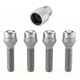 Tlx-mcg27013-cl360a70 Mcgard Wheel Lock Bolt Set Cone Seat M12x1.5 17mm Hex 4-pack Chrome