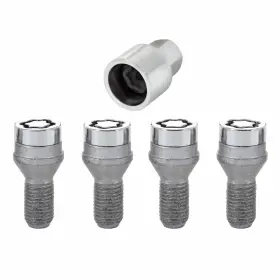 Tlx-mcg27216-cl360a74 Mcgard Wheel Lock Bolt Set For Jeep Renegade 2015-2021 M12x1.25 4-pack Chrome