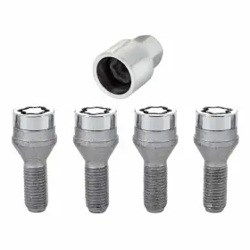 Tlx-mcg27261-cl360a72 Mcgard Wheel Lock Bolt Set For Chrysler 200 2014-2017 M12x1.25 4-pack Chrome