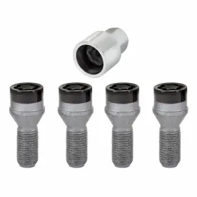 Tlx-mcg27326-cl360a104 Mcgard Wheel Lock Bolt Set For Bmw 650i Xdrive Gran Coupe 2013-2019 Black 4-pack