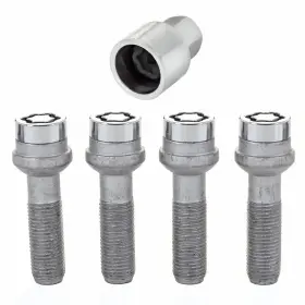 Tlx-mcg28017-cl360a88 Mcgard Wheel Lock Bolt Set For Mercedes-benz S550/s600 2009-2017 4 Pack Chrome