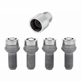 Tlx-mcg28174-cl360a103 Mcgard Wheel Lock Bolt Set For Mercedes-benz Ml350/ml550 2009-2015 Chrome 4 Pack