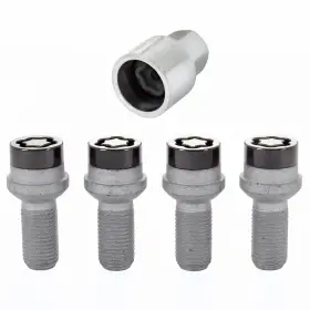 Tlx-mcg28374-cl360a76 Mcgard Wheel Lock Bolt Set For Mercedes-benz Cla250 2014-2017 4 Pack Black