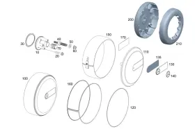 000-990-69-18 Mercedes-benz Genuine Hexagon Nut With Collar
