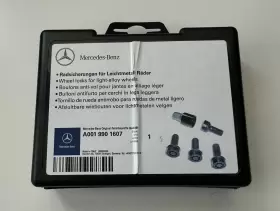 1607 Mercedes-benz 001 990 Original Wheel Locks For Light-alloy Wheels. Lockable Bolts