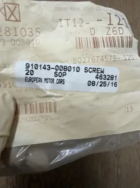 Mercedes-benz 910143008010 New Genuine Screw/bolt