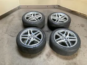 A-222-401-00-00 Mercedes-benz 14-16 W222 S550 Front And Rear Wheel Rim 19 Inch With Tire Michelin Set Of 4 Oem