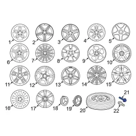 3358 Mercedes-benz Oe For Sl63 Amg 2011-2012 000000003358 Wheel Lug Bolt